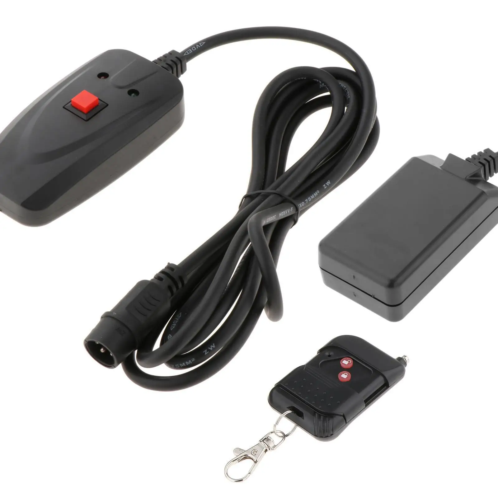 

400 900 1500 Вт беспроводной Радиоуправляемый приемник, запотевание, черный для сценического эффекта