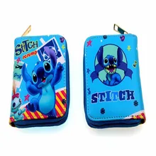  Disney Stitch Star Baby Cute Cartoon Youth Student Wallet Boys and Girls Short Card Package Dropshipping 