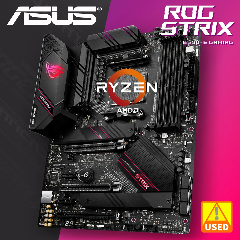 Socket Am4 Scheda Madre Asus Rog Strix B550-E Gaming Adotta Amd B550 Chipset Amd Ryzen 5 5600 G 5000 Processori Serie Ddr4 128Gb