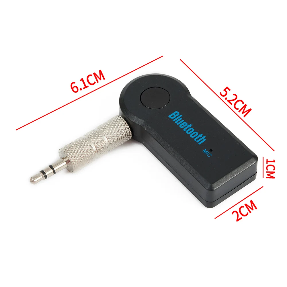 1set Wireless Car BT Receiver Adapter 3.5mm Audio Stereo Music Handsfree  Bluetooth-compatible V3.0+ EDR Charges Via-USB Cable - AliExpress