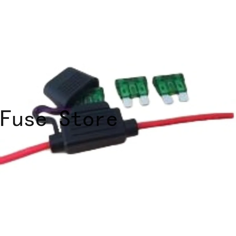 

5PCS A Large Number Of Car Fuse Lighter Boxes With Black s And Inserted Holders, Medium.