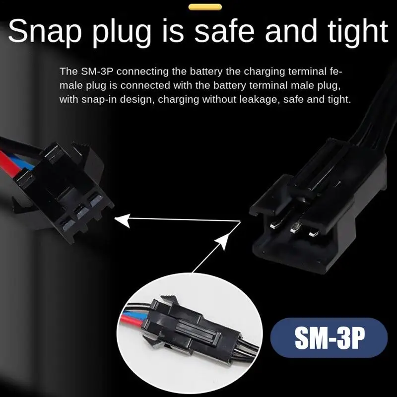 Câble De Chargement USB Pour Batterie Au Lithium, Câble De Chargeur De Batterie Au Lithium Pour Avion RC, Câble De Chargeur De Drone 7,4 V 1000 MA, Batterie Au Lithium SM-2P SM-3P