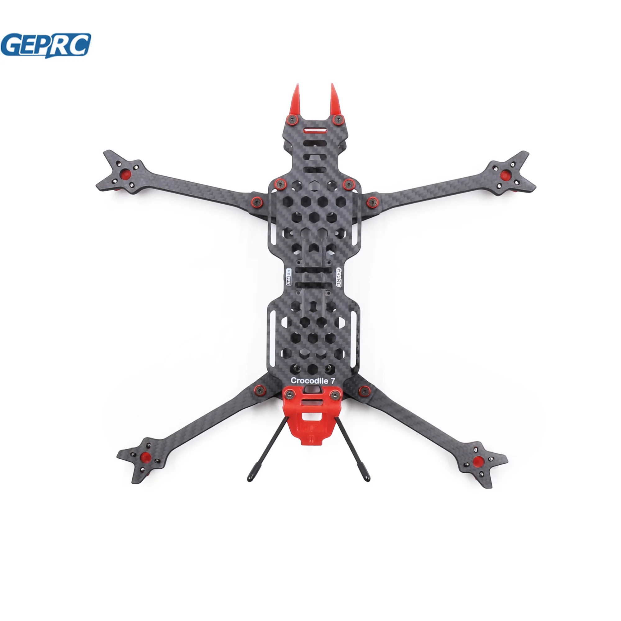 

GEPRC GEP-LC7HD Frame Suitable For Crocodile7 HD Drone Carbon Fiber For RC FPV Quadcopter Drone Accessories Replacement Parts