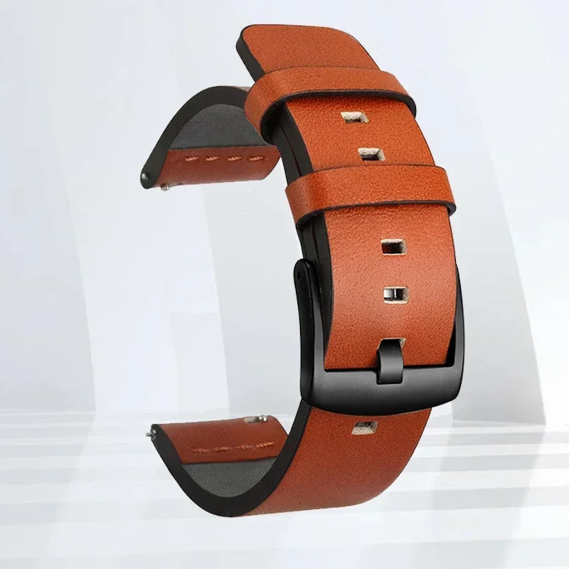 Premium Leather Watchband with Quick Release Strap – Available in Multiple Sizes