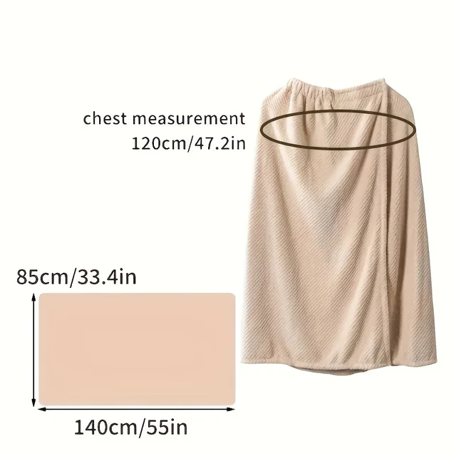 Serviette de Bain à vaccage Rapide et Douceur pour Femme, 1 Pièce, Sac de Spa Contemporain Gnham, Facile à Entretien, 280 g/m² 2