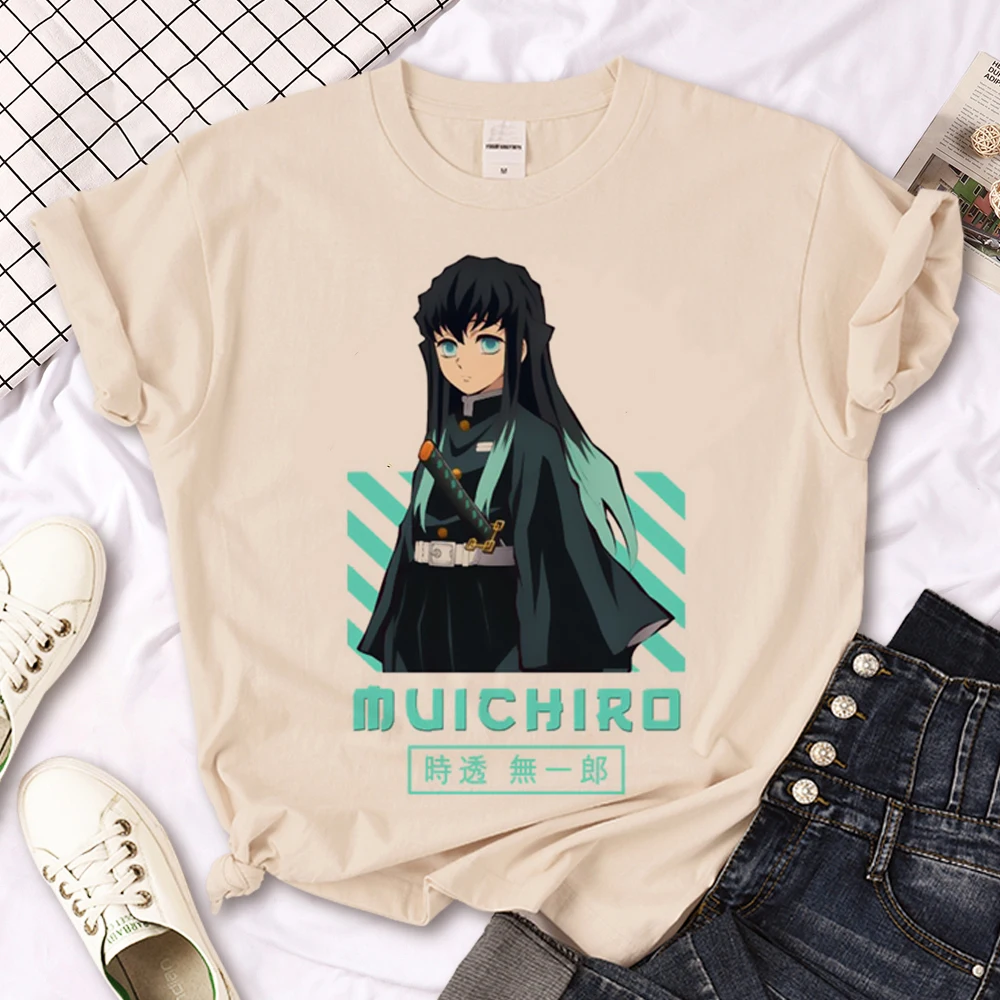 Muichiro Tokito Tee women manga t-shirts girl comic harajuku y2k clothing 4