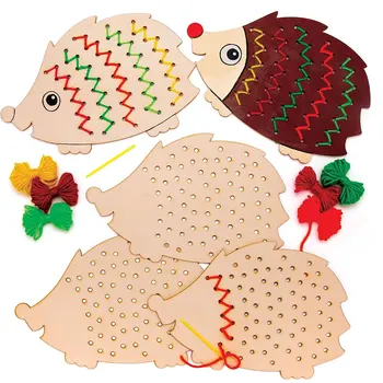 Montessori Kids Embroidery Threading Board – DIY Educational Toy for Fine Motor Skills 1