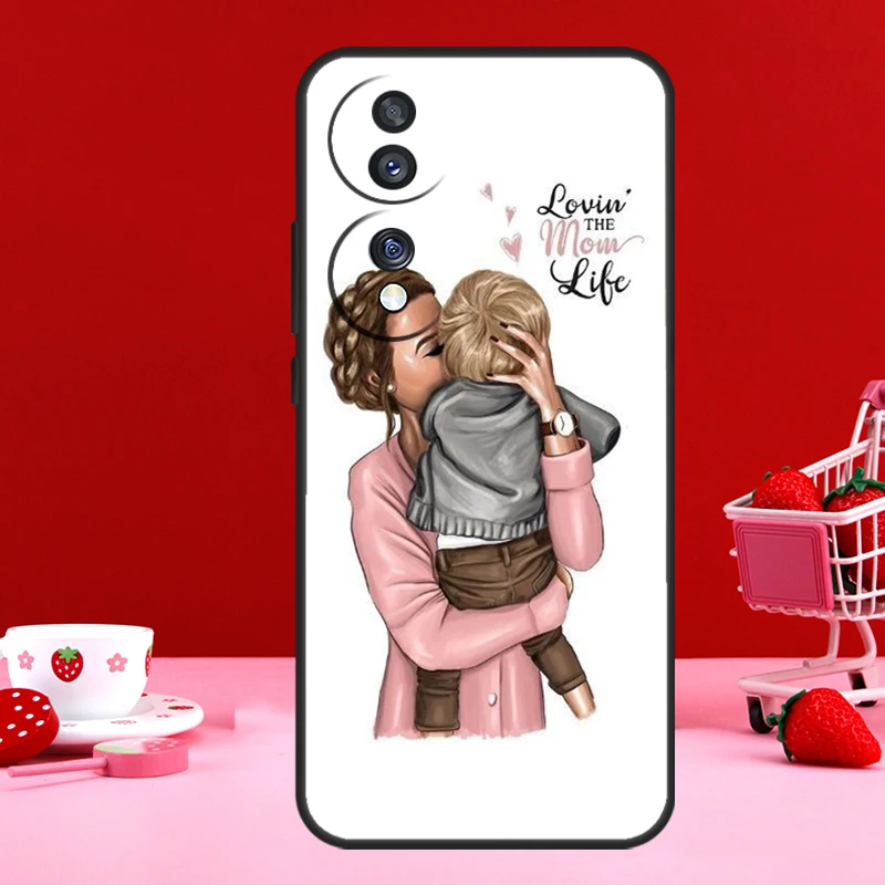 Elegant Mom & Baby Queen Design Phone Case - Premium Back Cover