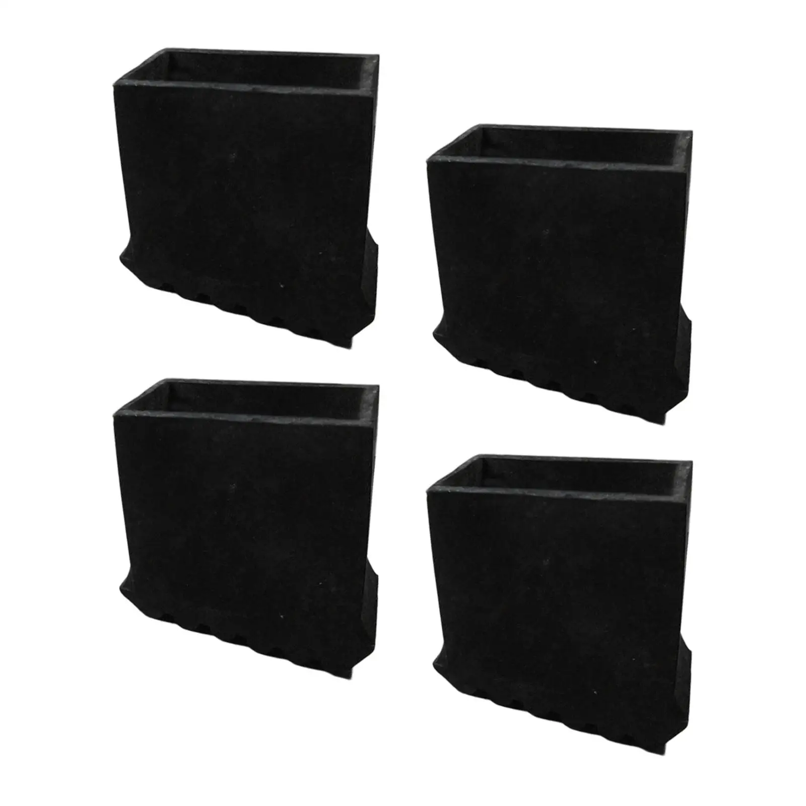 

4x Ladder Covers Durable Protects Floors Wear Resistance Suitable for Most Ladders Replacement Rubber Steep Ladder Foot Pads