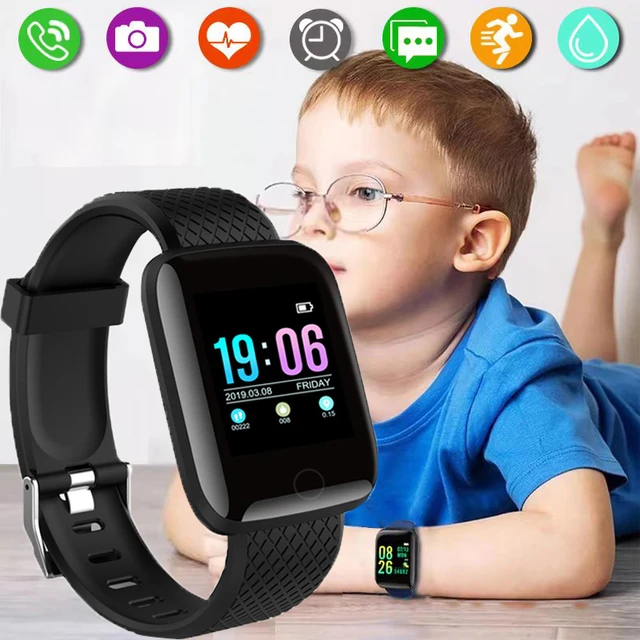 Reloj inteligente para niños y niñas, pulsera electrónica con