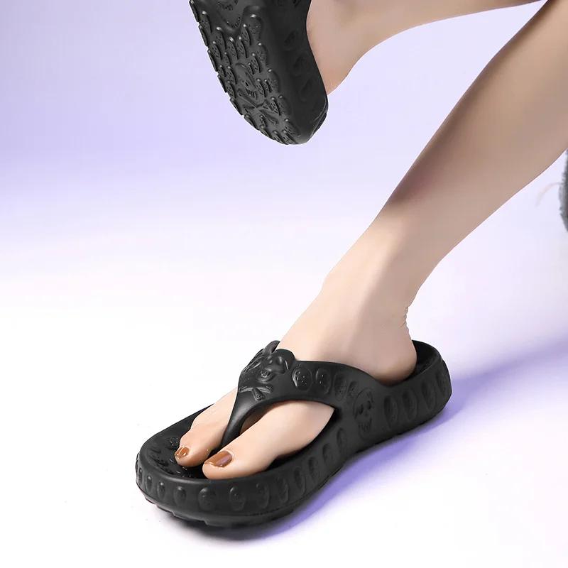 Men's Flip Flops Slip Comfy Non-Slip Summer Slippers Soft Foam Sliders Slipper for Indoor Outdoor_voghion.com