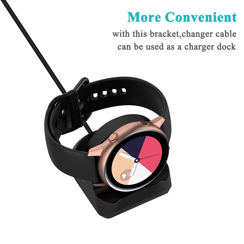 Universal Charger Cable Charging Bracket Fast Charger Cable Charging Stand For Samsung Galaxy Watch 3 4 Active 1 2 Charger Cable