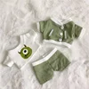 15cm 20cm Cute Green Little Monster Set Baby Clothes Star Doll Suitable Doll Clothes 4