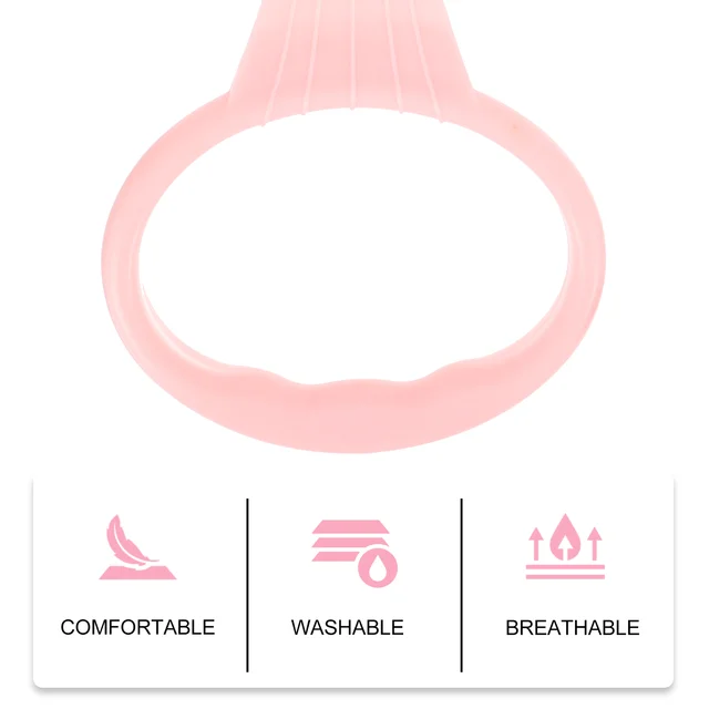 Toddler Toys Children's Bed Pull Ring Kids Baby Hand Rings Stand up Walking Learning Tools Pink Crib Infant Supplies 6