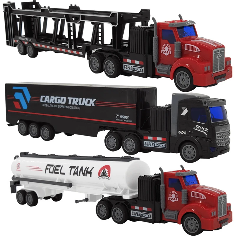 RC Car 4CH Electric Wireless Remote Control Semi-trailer Truck Simulation Transport Vehicle Container Model Boys Toys