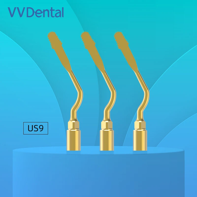 

VV Dental 1/3 pcs US9, пьезохирургический резак для пьезохирургии MECTRON, костные инструменты, совместимые с Woodpecker/Mectron/NSK
