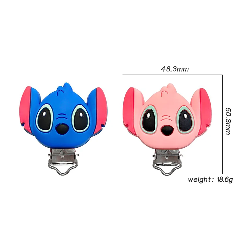 Silicone Pacifier Clip 5/10pcs Baby Toy Suitable for Newborn Babies