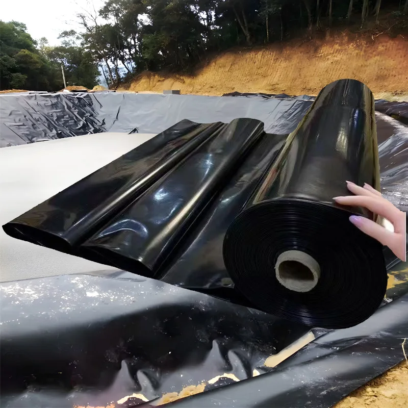 HDPE geomembrane Anti-seepage membrane Waterproof geotextile Fish Pond Liner animal husbandry aquaculture Garden Landsc Pond 2