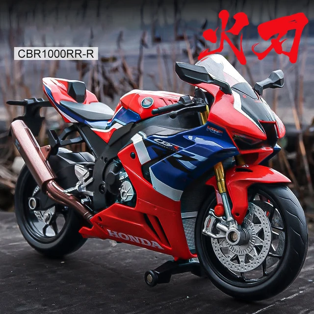 1/12 HONDA CBR1000RR-R Fireblade SP Die Cast Motorcycle Model Toy Car Collection Autobike Shork-Absorber Off Road Autocycle Toy 1