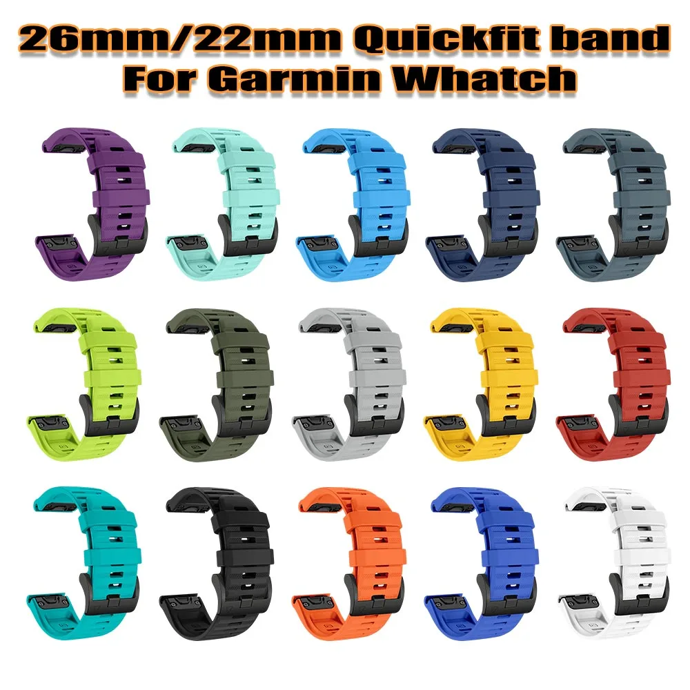 Quickfit Silicone Sports Watch Strap - Enhanced Durability and Comfort