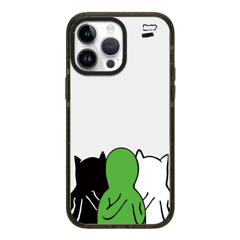 

Magsafe Acrylic Spoof Cat Phone Case Cover for IPhone 11 12 13 14 15 Pro Max Case for IPhone 15 Pro Max