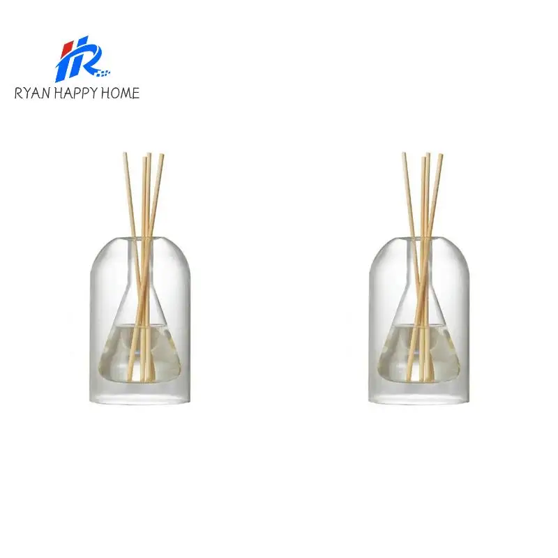 2X Storage Diffuser Bottles Aromatherapy Diffuser Bottle Modern Glass Bottle Essential Oil Organizers,B