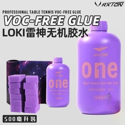 LOKI Premium Viscosity - Enhanced Table Tennis Rubber Glue with Sponge Wipe (500ML)