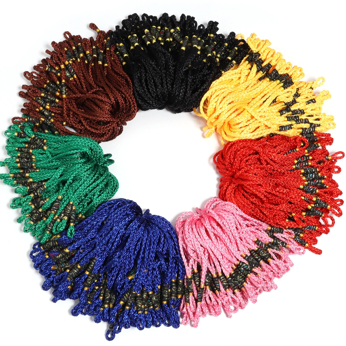 100개/묶음 중국 매듭 태슬 실크 태슬 트림 장 의류 커튼 홈 데코 DIY 수공예 액세서리