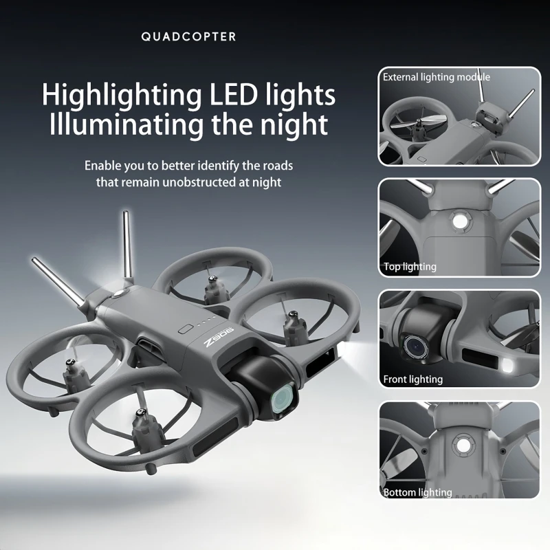 Drone Z906 4K HD con Evitamento Ostacoli Intelligente, Telecomando con Schermo Grande, WiFi FPV 2.4G, Drone per Fotografia con Motori Brushless - Image 6