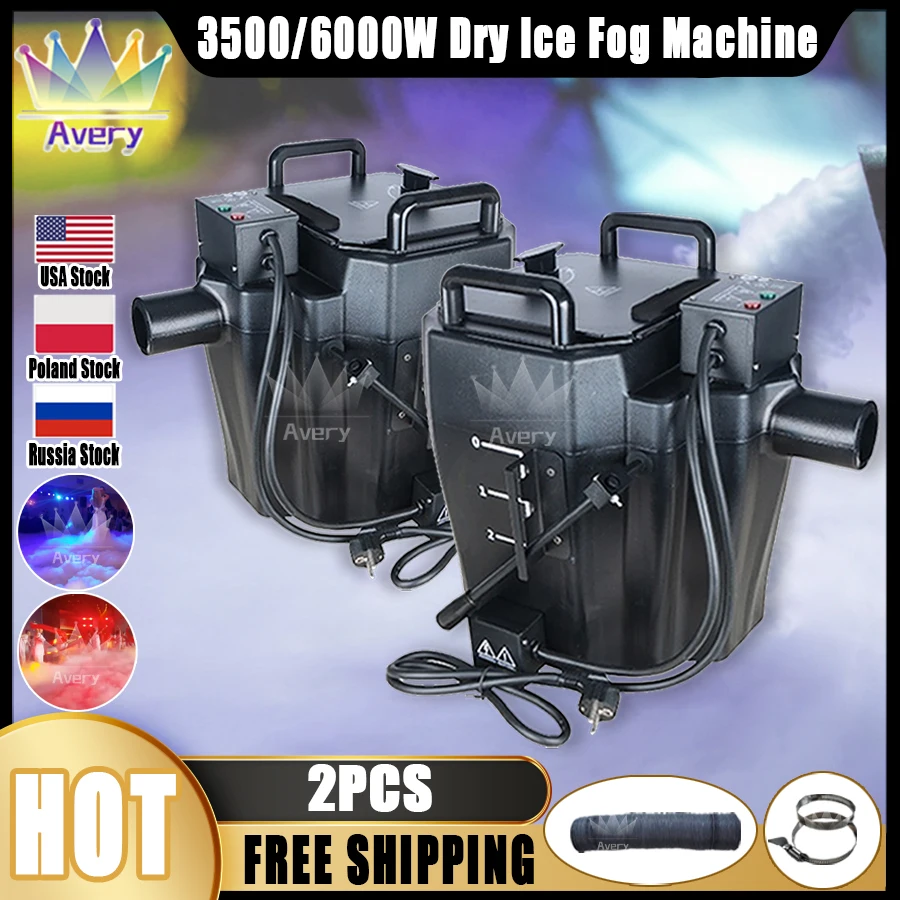0 Tax 2Pcs 6000W Macchina Per Ghiaccio Secco Macchina Per Fumo A Nebbia Bassa Annbus 3500W Macchina Per Nebbia Di Ghiaccio Secco Per Eventi Di Feste D