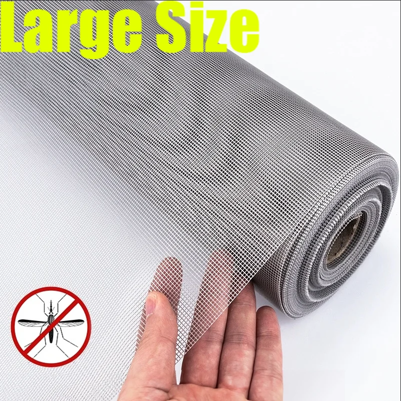 DIY มุ้งลวดขนาดใหญ่ สำหรับหน้าต่าง ป้องกันสัตว์เลี้ยงและยุงแมลง เหมาะสำหรับระเบียง สวน และมุ้งกันแมลงอื่นๆ มุ้งกันยุง มุ้งลวดหน้าต่าง มุ้งกันแมลง มุ้งกันสัตว์เลี้ยง มุ้งกันแมลงระเบียง มุ้งลวดกันยุง ตาข่ายกันแมลง 1