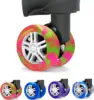 4-40pcs Luggage Wheel Covers Silicone Suitcase Wheel Covers Luggage Wheel Protector Heavy Duty Noise-Proof Accessories 2