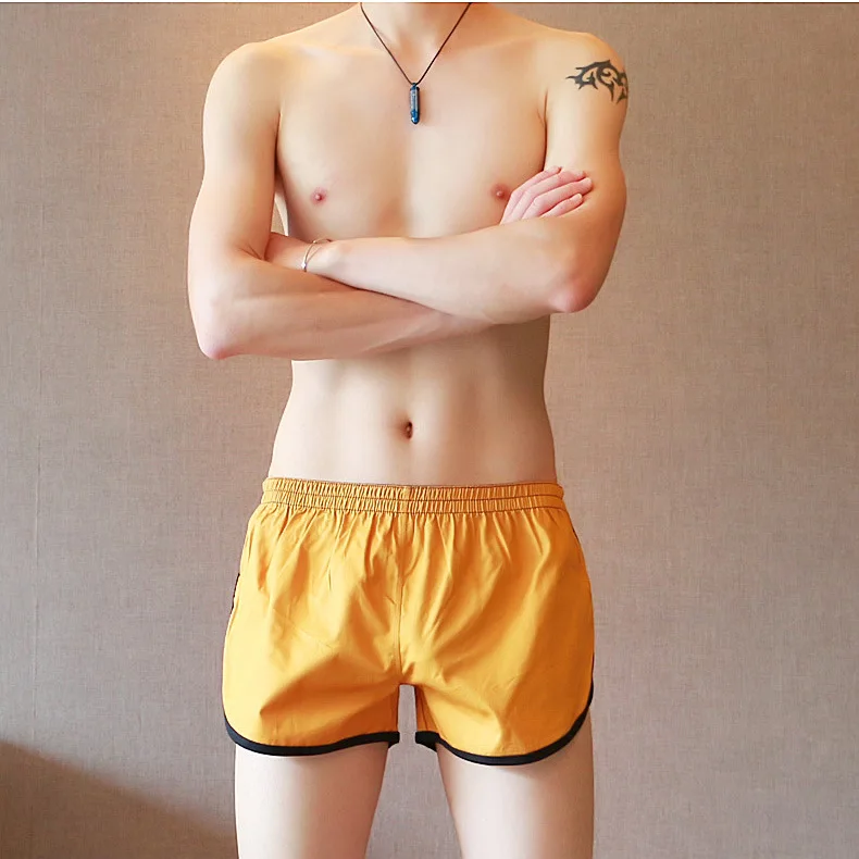 Men's underwear, leisure home sports shorts, loose and breathable aroping angle pants underwear men