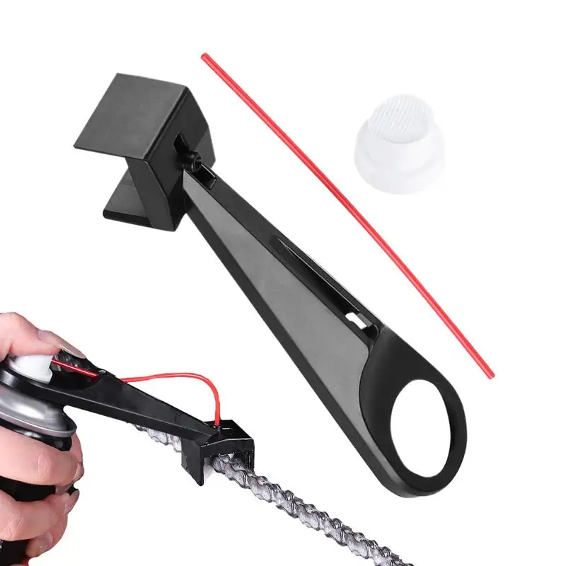 Motorcycle Oil Chain Applicator Chain Cleaner Attachment Motorbike Lube Applicator Multifunctional Tool for Smooth Care and Wax