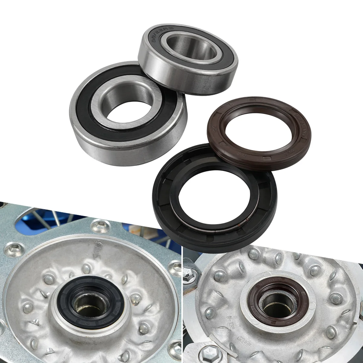 

Motocross for Yamaha YZ125 YZ250 WR250F WR450F 2011-2023 2022 YZ 250F 450F 125X 250FX 450FX Rear Wheel Bearings Oil Seals kit