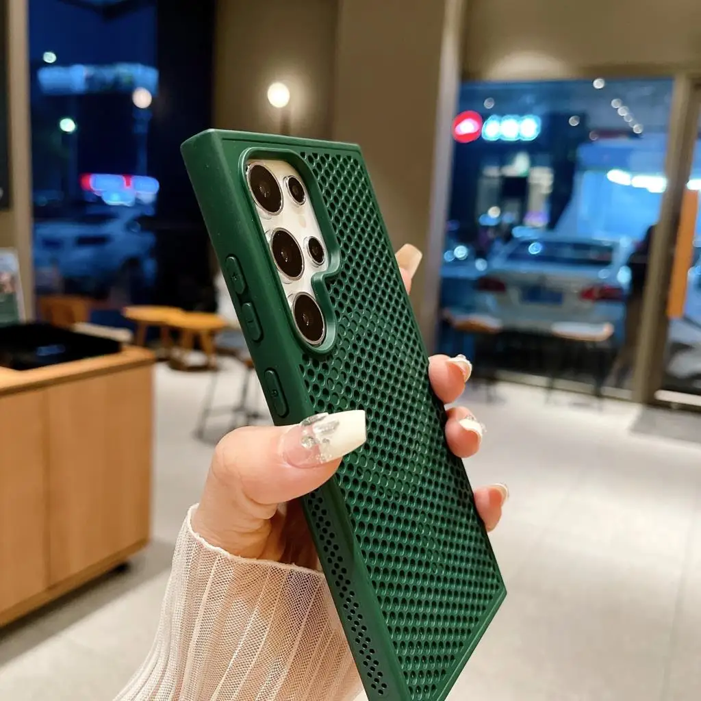 Luxury Heat Dissipation Magnetic Wireless Charging Case