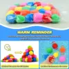 60 Pcs Cotton Water Balls Reusable Water Balloons for Kids Outdoor Games Toy Summer Water Bombs Play Splash Balls for Pool Beach 4
