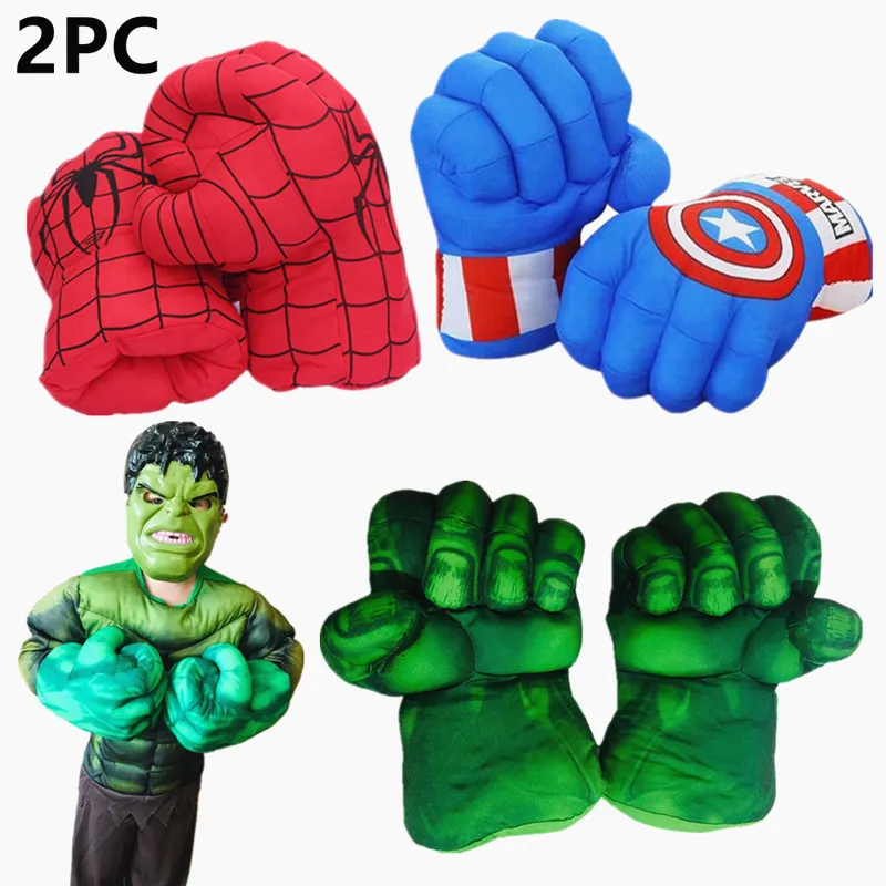 Cosplay Gloves Superhero Gloves Superhero Boxing Gloves 2PC Infinity War Gloves MovieFantasy Toys Boy Halloween Gift
