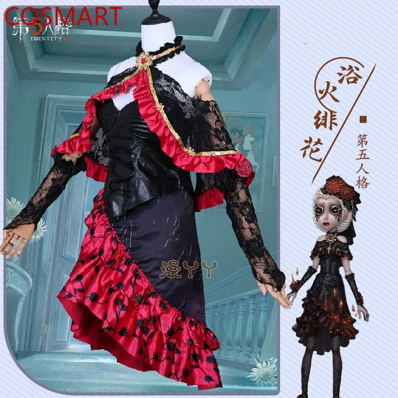 Cosmart Identity V Doctor Emily Dale Dress Costume Cosplay Cos Game Anime Party Uniform Hallowen Play Vestiti Di Ruolo Abbigliamento