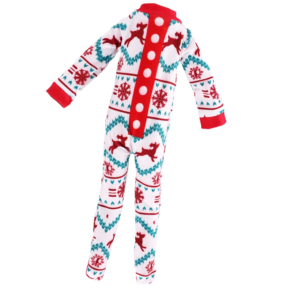 Pop Doll Clothes Christmas Style Print Bodysuit/Tops For 11.8Inch Barbis Doll Clothing Accessories Girl's Christmas Toys Gifts 2