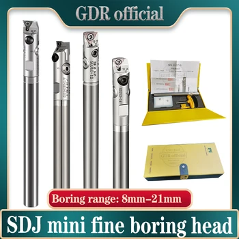 High Precision CNC Boring Tool Holder – SDJ08/10/12/14/16/25 Adjustable Fine Boring Head with EWN20/EWN25 LBK Holder for Machining 1