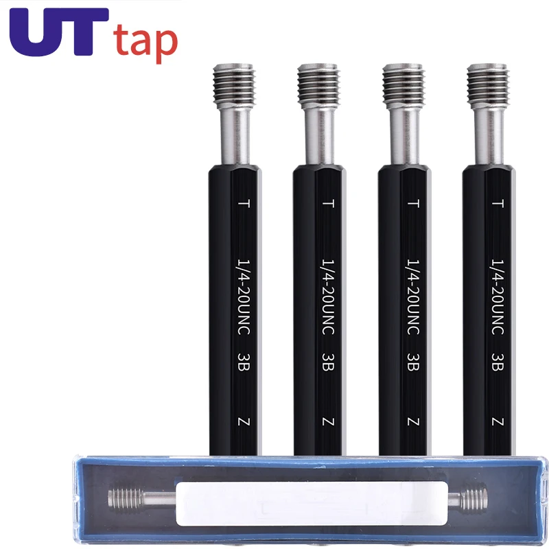 1PCS 3B 1''1/8 1''3/16 1''1/4 1''5/16 1''3/8 1''7/16 1''1/2 UN UNC UNF UNS UNEF 미국 표준 나사 플러그 게이지 스틸 게이지
