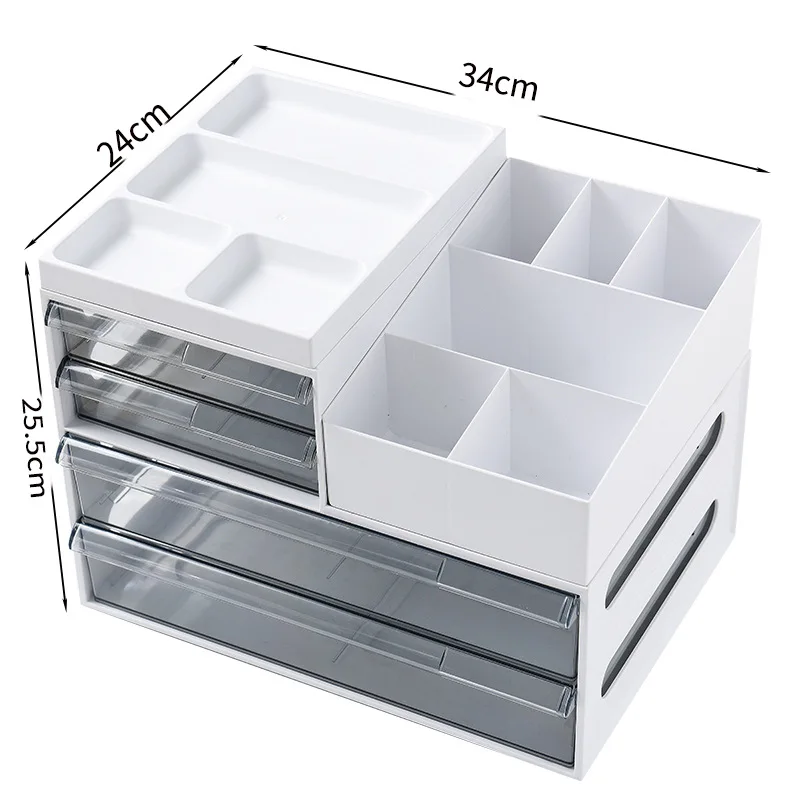 

Office File Large Storage Box Desktop Clutter Sorting Storage Box Drawer Type A4 Stationery Organizer