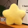 Creative Gift Moon Pattern Heart Plush Pillow Star Shape PP Cotton Soft Pillow Soft Pink Color Stuffed Pillow for Birthday 4