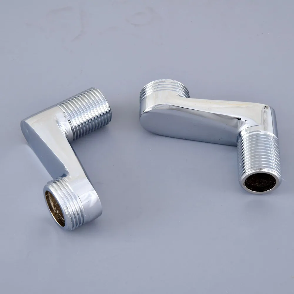 Bathroom Accessory Polished Chrome Claw Foot Wall Mounted Bath Tub Rain Shower Faucet Adjustable Adapter Swing Arms aba142