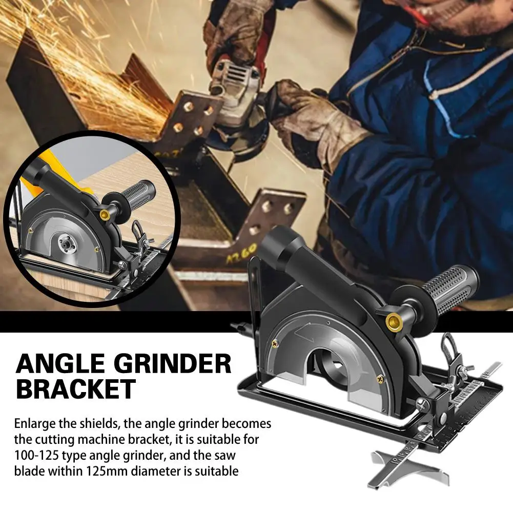 Woodworking Table Protective Angle Grinder Bracket Stand Grinder Holder Support Angle Cutting Machine Base