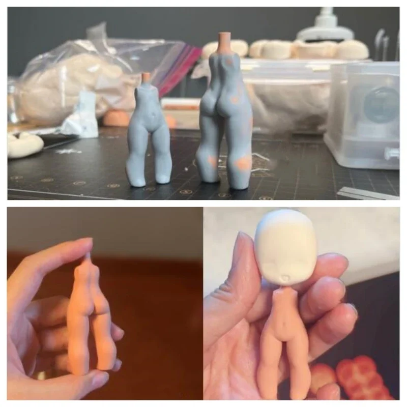 Pottery Stone Plastic Tools Professional Ultra Light Doll Body Mold DIY Pottery Porcelain Doll Kneading Molding Auxiliary Tools polymer clay tools pottery tools clay sculpting tools pottery sculpting tools clay craft tool