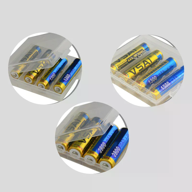 AAA/AA to C/D Battery Combination Cell Battery Storage Box Adapter AAA AA Holder Case Converter Cases