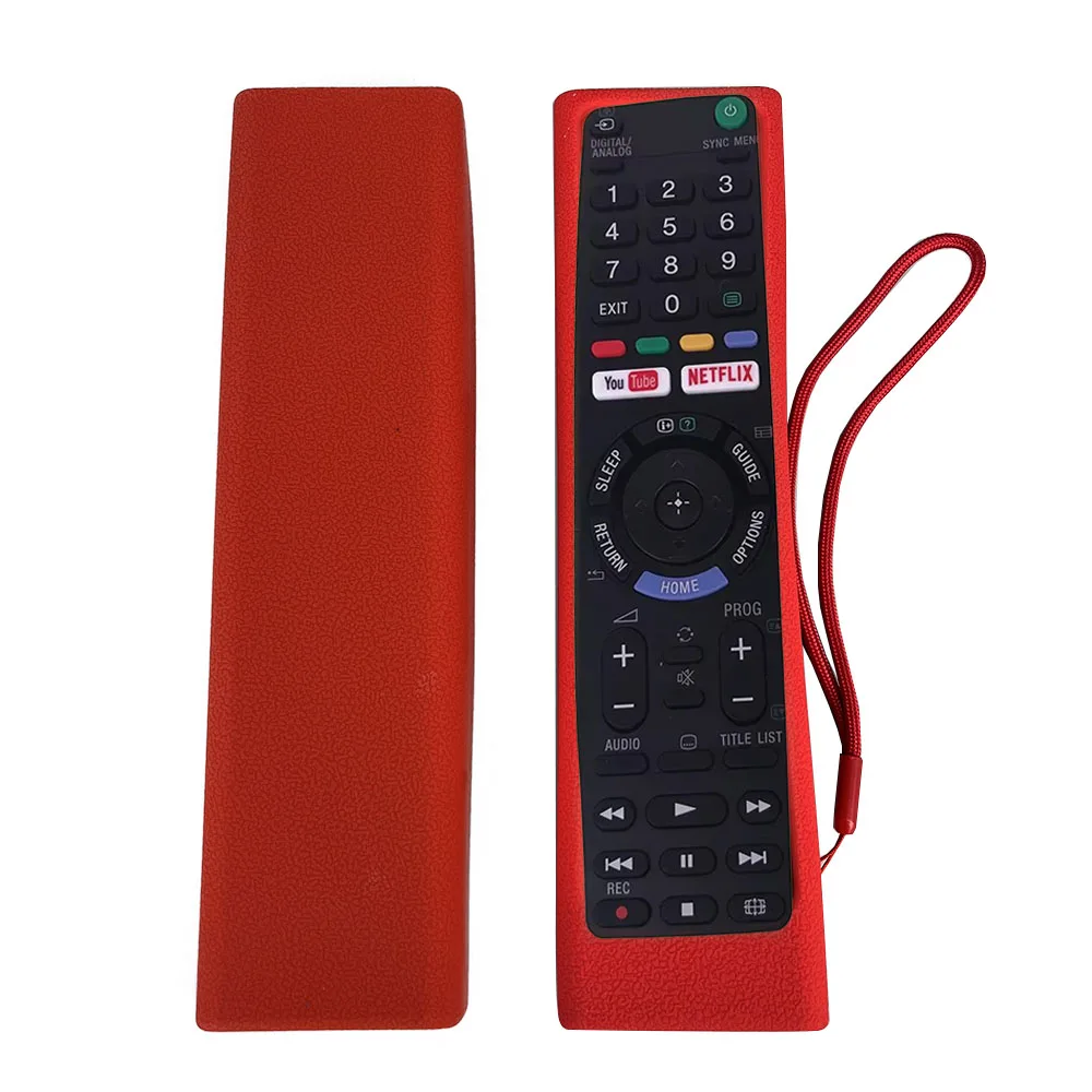 Coque En Silicone Pour Télécommande Sony - Compatible RMF-TX600E, TX500U, TX621U, Etc. (noir)