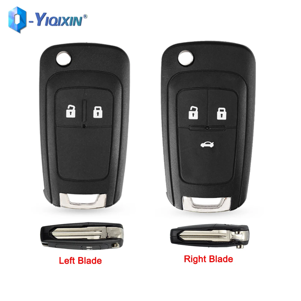 YIQIXIN Smart Key Flip Fob Cover For Chevrolet Epica Aveo Orlando Cruze LOVA Spark Replacement Car Remote Shell 2/3 Buttons Case